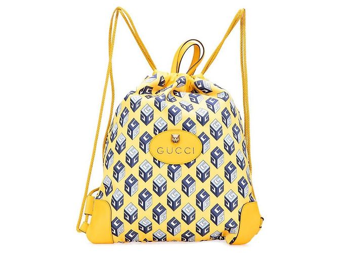 Sac à dos cube à cordon Gucci Multicolore