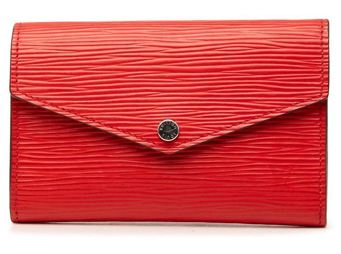 Louis Vuitton Epi Clefs Rabat Coin Case Red