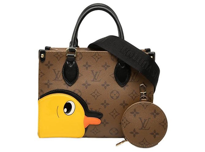 Bolsa de mão Louis Vuitton On the Go PM Small Multicor