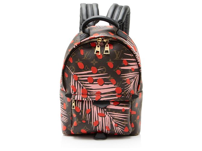 Louis Vuitton Limited Edition Monogram Canvas Jungle Dots Palm Springs PM Backpack Brown
