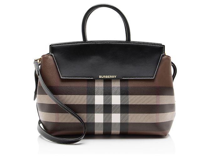 Burberry Exaggerated Check Catherine Medium Satchel