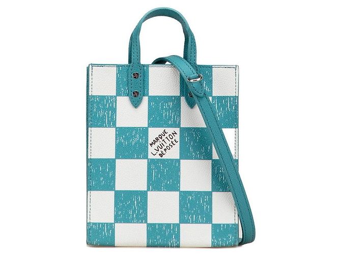 Louis Vuitton Damier Checkerboard Sac Plat XS Multicolore