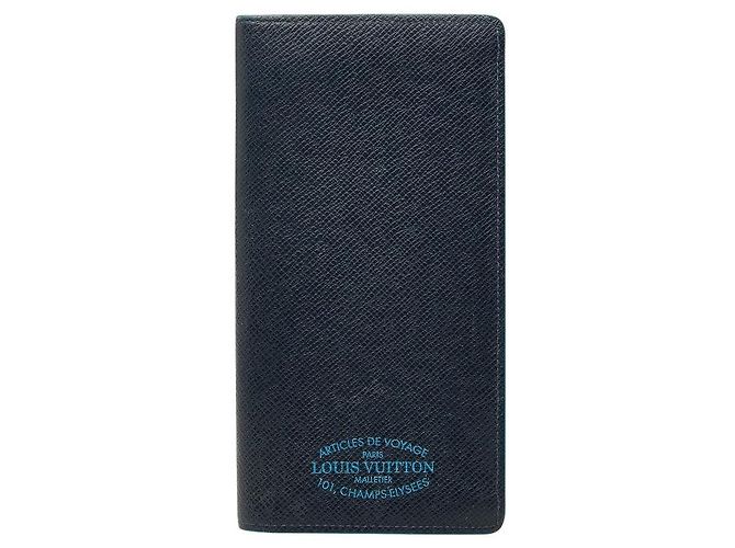 Louis Vuitton Portefeuille Brazza NM Long Wallet Blue