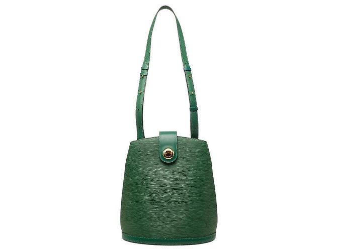 Borsa a tracolla Louis Vuitton Epi Cluny Verde