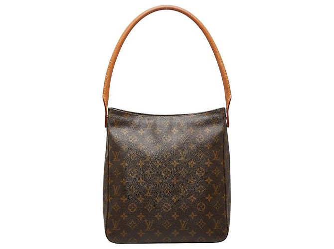 Borsa a tracolla Louis Vuitton Looping GM Marrone