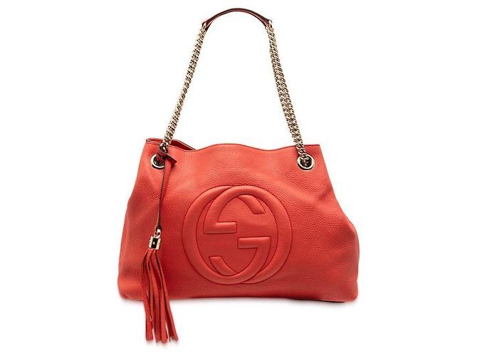 Borsa a tracolla Gucci Soho Chain Arancione