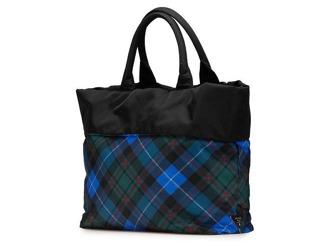 Prada Reversible Tartan Tote BR4521 Multiple colors
