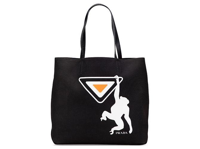 Prada Monkey Tote Cloth Bag Multiple colors