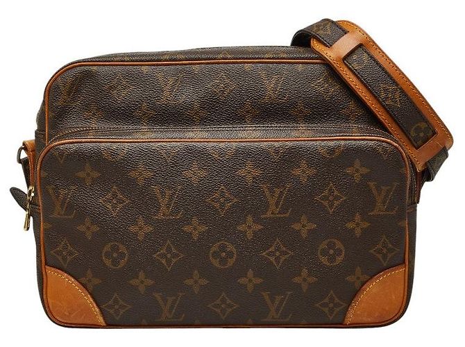 Borsa a tracolla Nile Monogram Louis Vuitton Marrone