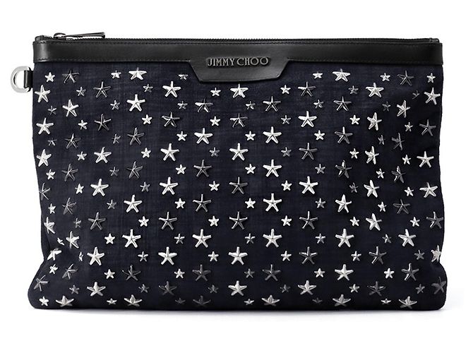 Pochette Jimmy Choo Derek Star Studs Noir