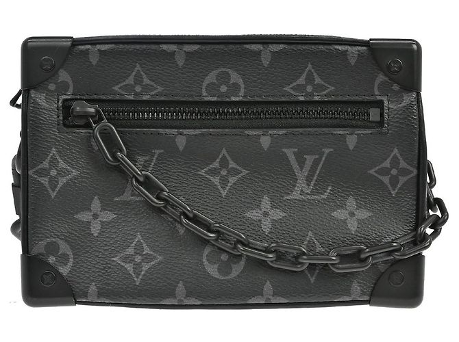 Louis Vuitton Soft Trunk Monogram Eclipse Canvas Mini Preto