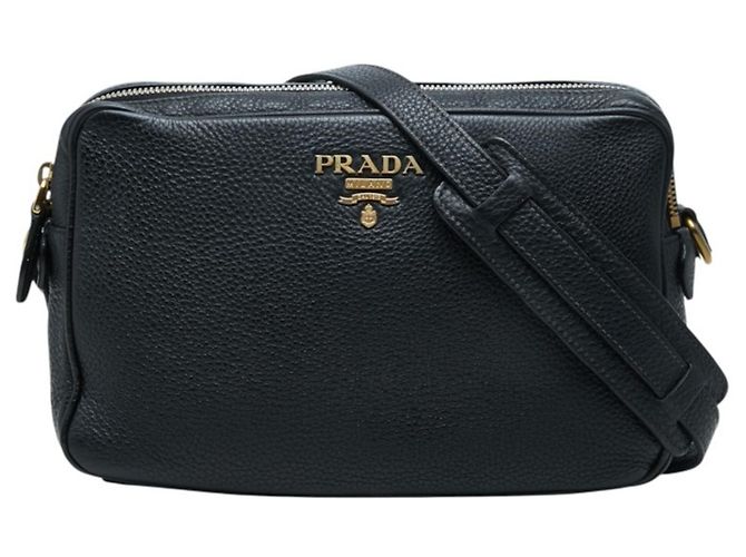 Borsa a tracolla Prada Logo Nero