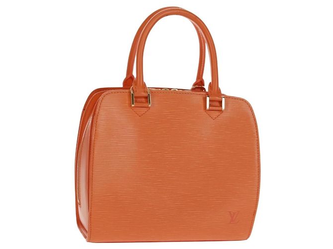 Louis Vuitton Pont Neuf Epi Leather PM Orange