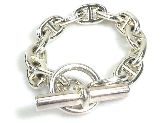 Hermès Bracciale con Charms Hermes Chaine d'Ancre PM Argento
