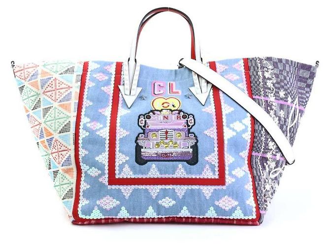 Borsa Christian Louboutin Manila Cabas Multicolore