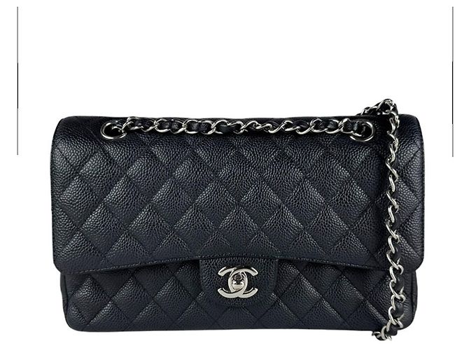 Borsa a tracolla Chanel Double Flap Nero