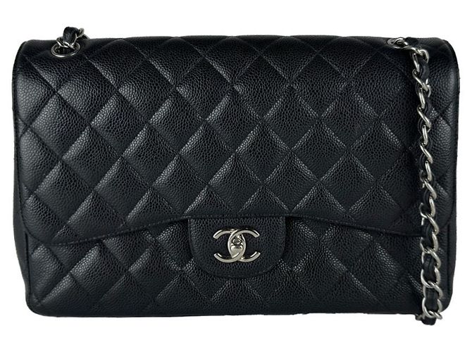 Borsa a tracolla Chanel Matelassé 30 Nero