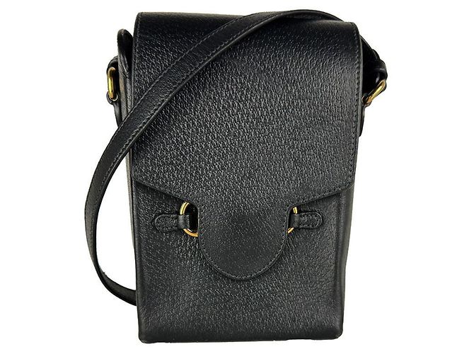 Borsa a tracolla Gucci in pelle nera Nero