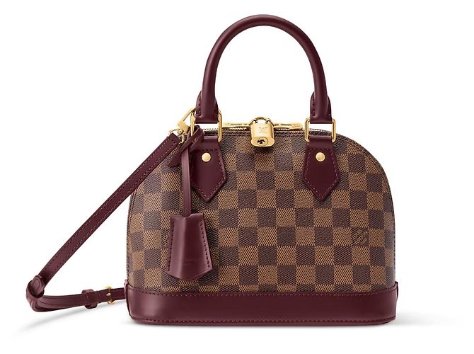 Bolsa Louis Vuitton Alma BB Damier Marrom Damier ebene