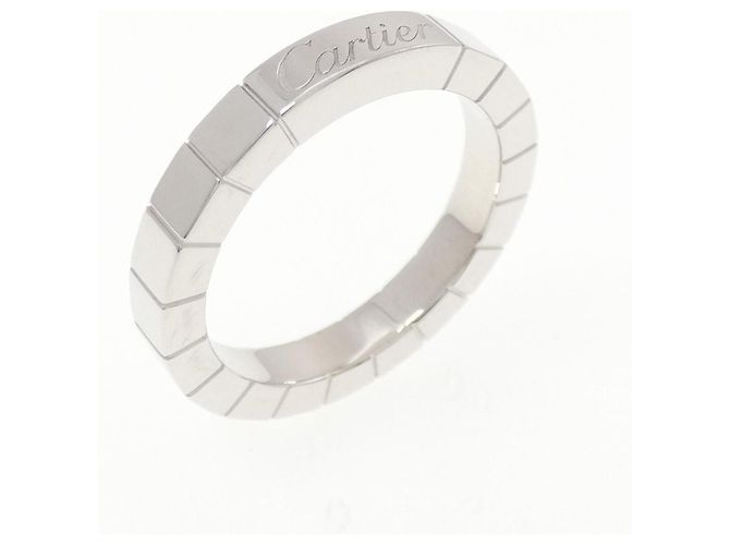 Anillo Cartier Lanieres de Oro Blanco Dorado