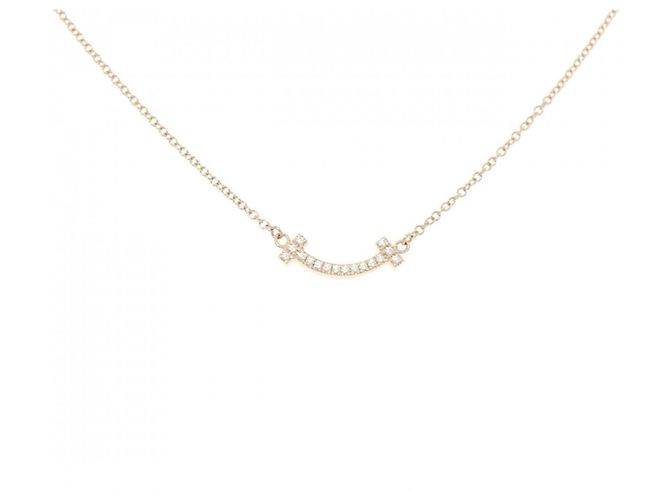 Autre Marque Collana Tiffany T Smile Mini D'oro