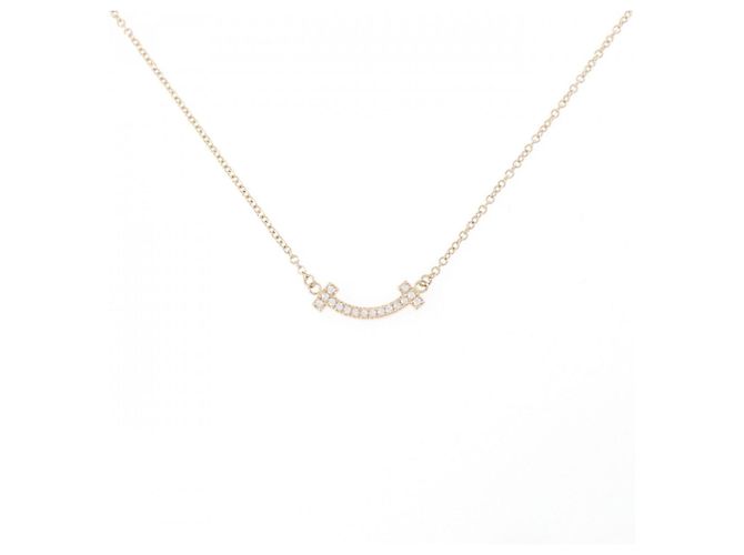 Autre Marque Collana Tiffany T Smile Mini D'oro