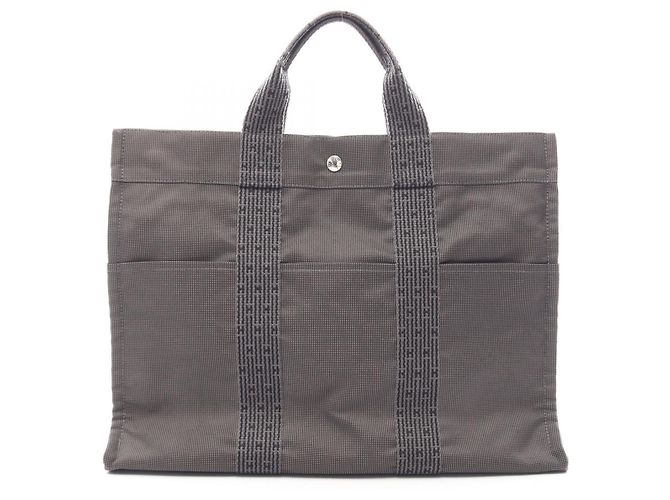 Hermès Borsa Tote Hermes Herline MM Marrone