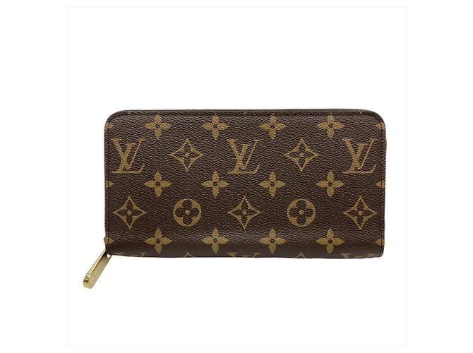 Cartera Zippy Monogram Louis Vuitton Castaño
