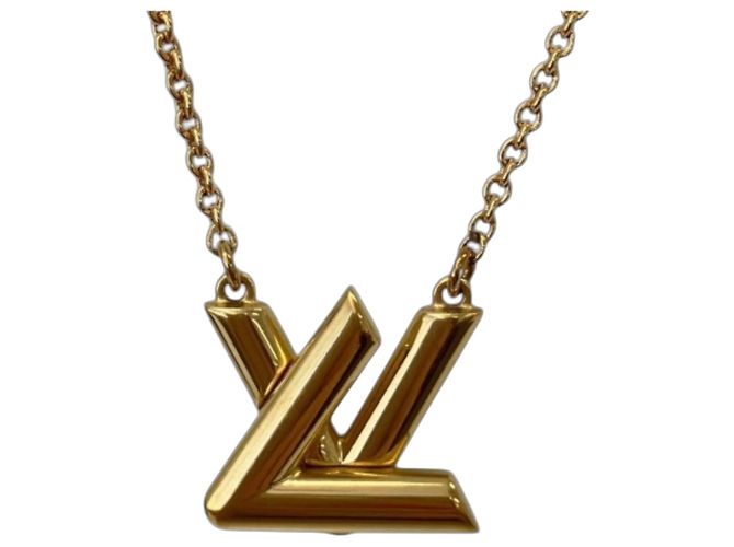 Collana Louis Vuitton LV Twist Chain D'oro