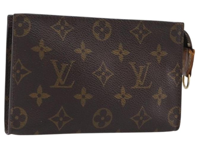 LOUIS VUITTON Monogram Bucket PM Accessory Pouch LV Auth 204384