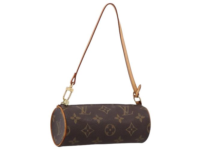 LOUIS VUITTON Monogram Papillon Pouch LV Auth 204347 Monogramm