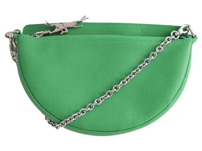 Longchamp Borsa a tracolla Smile verde
