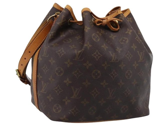 LOUIS VUITTON Borsa a tracolla Monogram Petit Noe M42226 LV Auth 201144A Monogramma