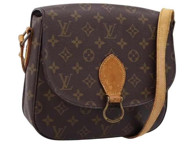 LOUIS VUITTON Monogram Saint Cloud GM Shoulder Bag M51242 LV Auth ka6274 Monograma