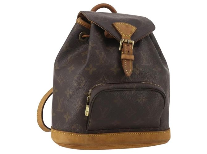 Mochila LOUIS VUITTON Monogram Montsouris PM M51137 LV Auth 202806 Monograma