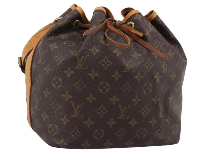 LOUIS VUITTON Borsa a tracolla Monogram Petit Noe M42226 LV Auth 202618 Monogramma