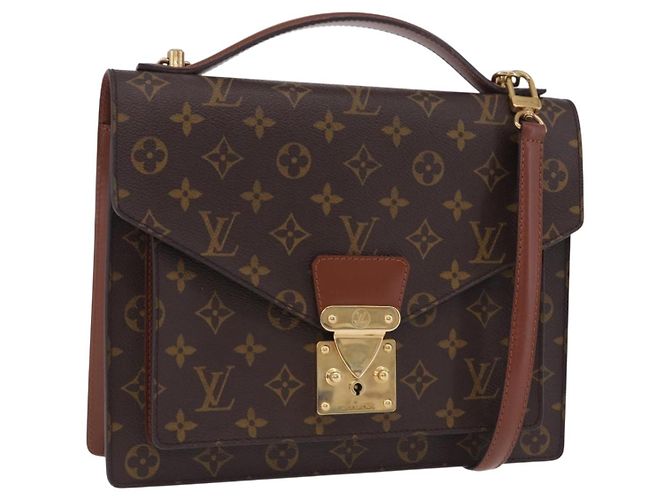 LOUIS VUITTON Monogram Monceau 28 Hand Bag M51185 LV Auth 205110V Monogramme