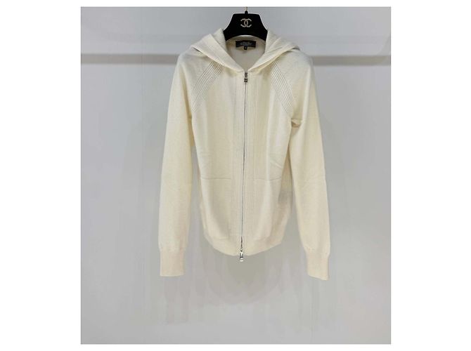 Loro Piana Strickwaren aus Kaschmir Ecru Mehrfarben
