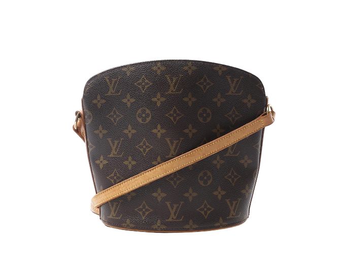 Louis Vuitton Drouot Monogram Canvas Crossbody Bag in Brown M51290 Braun
