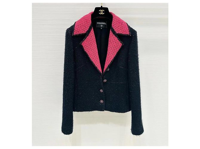 Chanel Tweed Jacket 36 Multiple colors