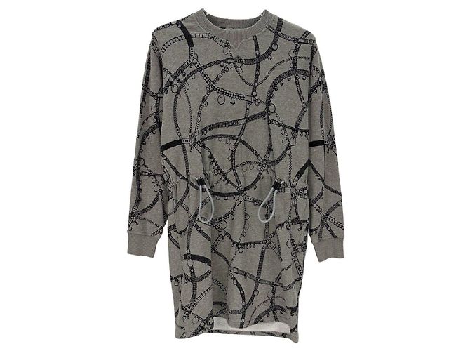 Prenda de punto Hermès gris de algodón Multicolor