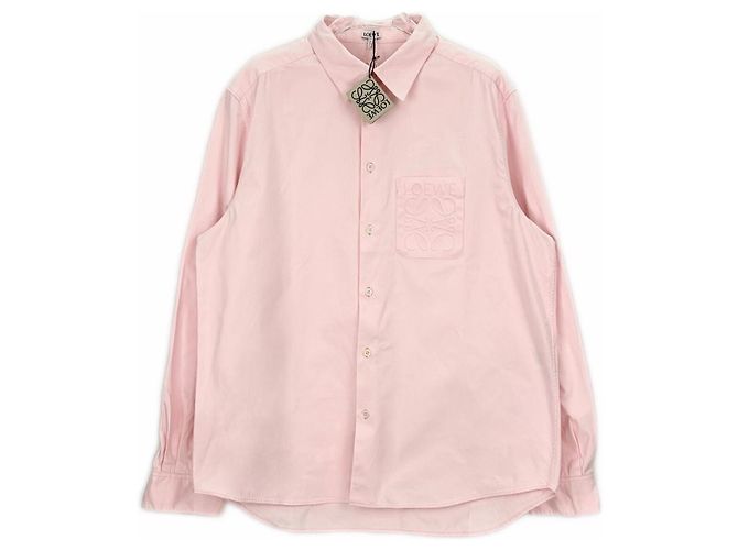 Top Loewe de algodón rosa Multicolor