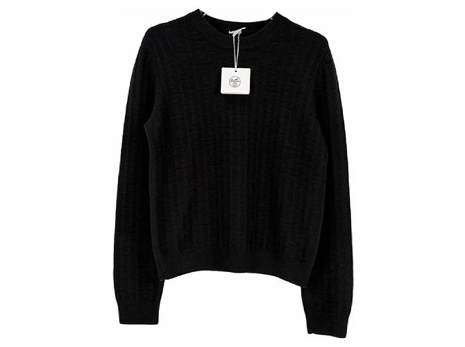 Jersey de cashmere Hermès negro Multicolor