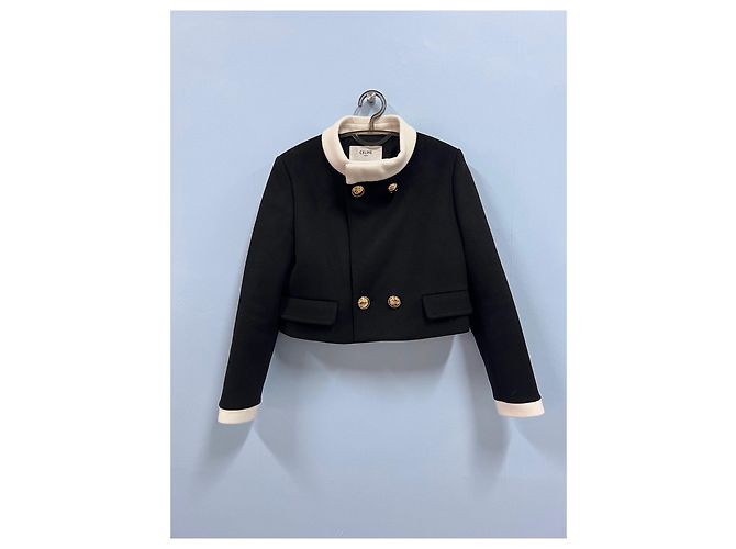 Céline Black Cashmere Jacket Multiple colors