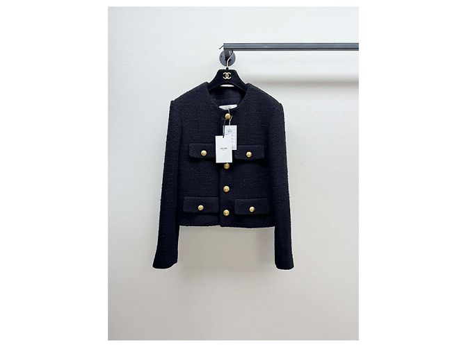 Giacca in tweed Céline Multicolore