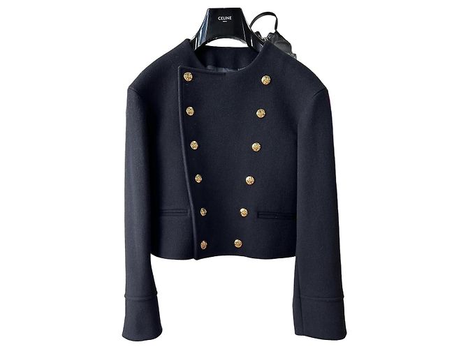 Céline Double Breasted Cashmere Jacket