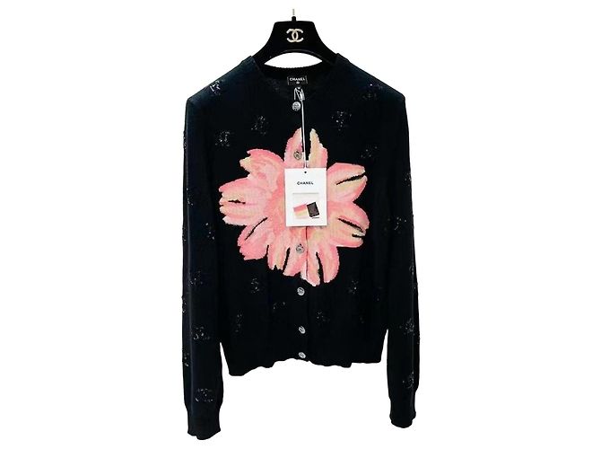 Pull Chanel en Cachemire avec Sequins
