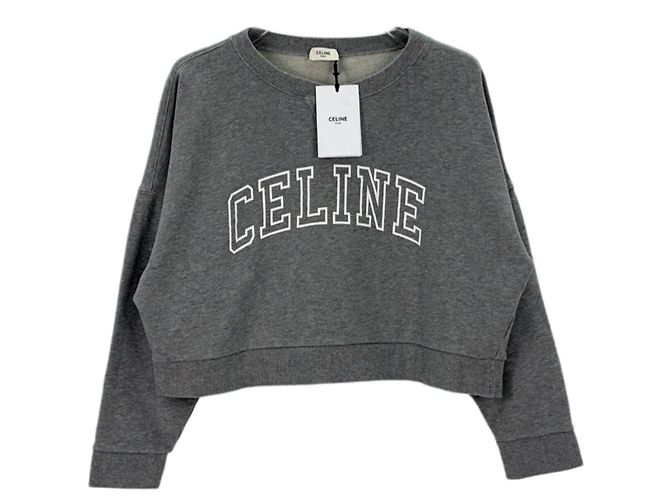 Pull en maille Céline gris coton M Multicolore