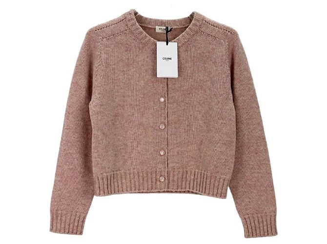 Jersey de lana rosa Céline Multicolor