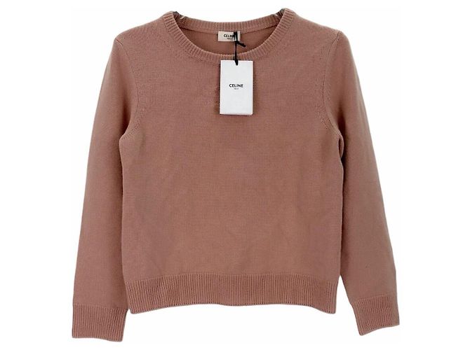 Céline Strickpullover aus Kaschmir Rosa Mehrfarben